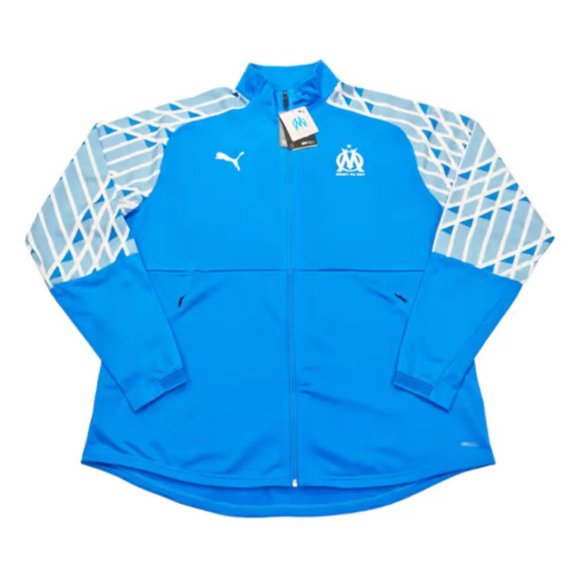 Puma Drycell Olympique De Marseill Stadium Fleece Full Zip Jacket - Picture 1 of 12